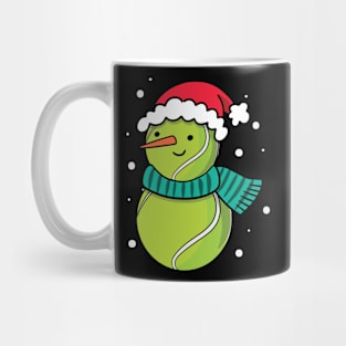 Christmas Tennis Ball Santa Hat Mug